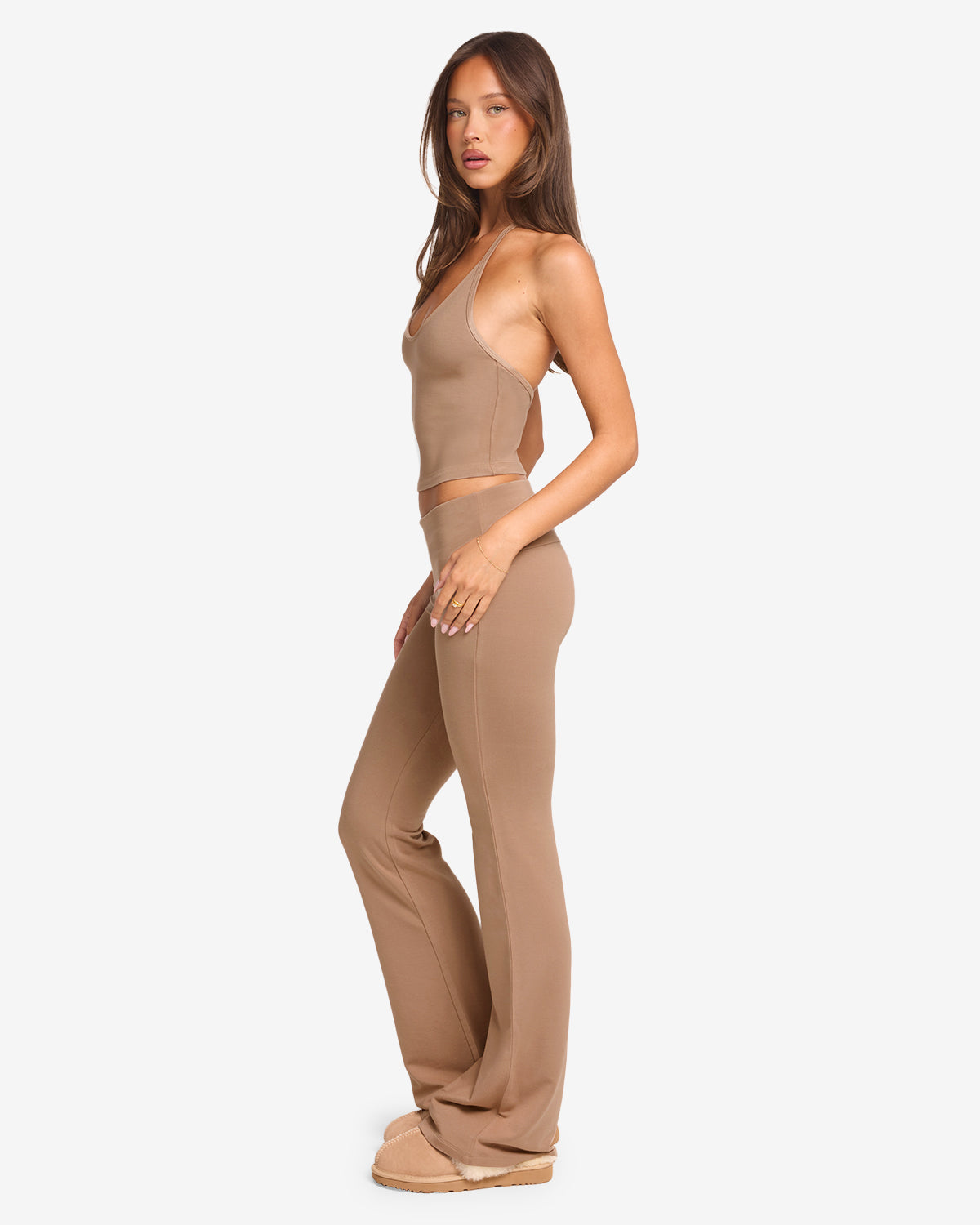 Jersey Flare Pant | Toffee
