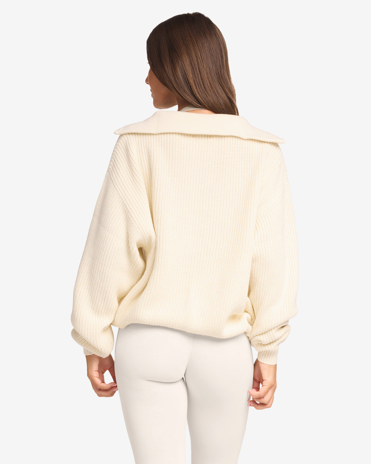 Oversized Knit Sweater | Milk
