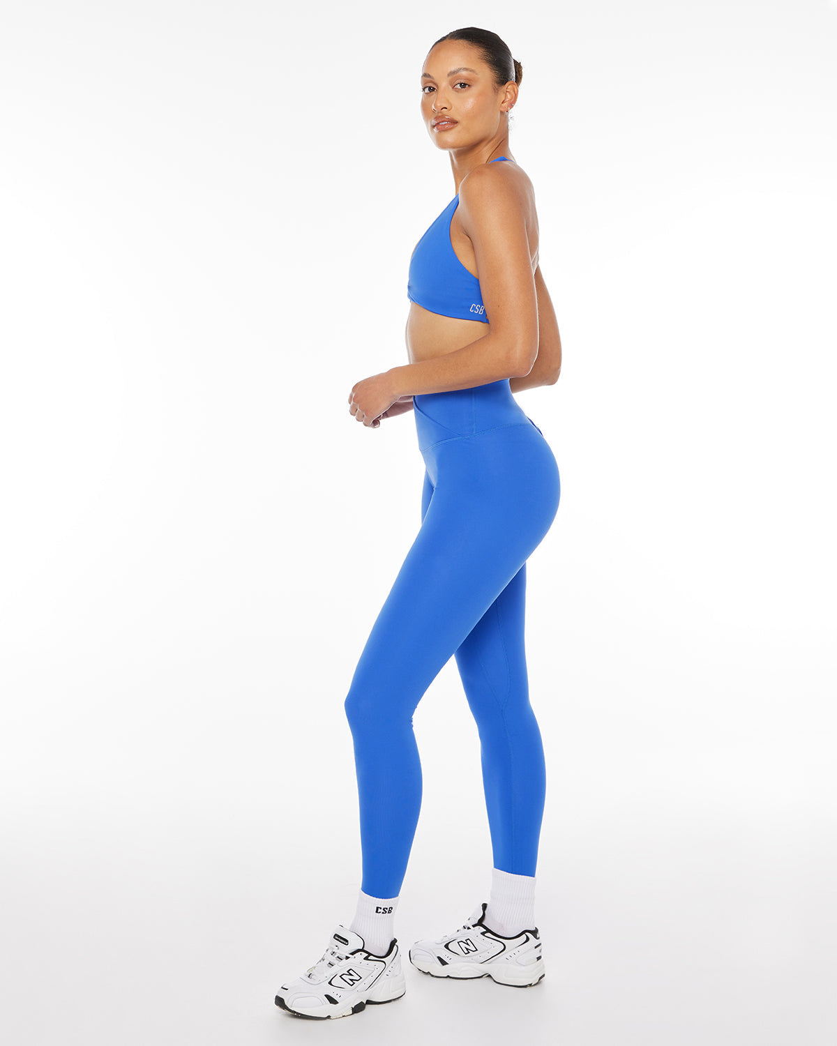 Serenity Scrunch Crossover Leggings | Royal