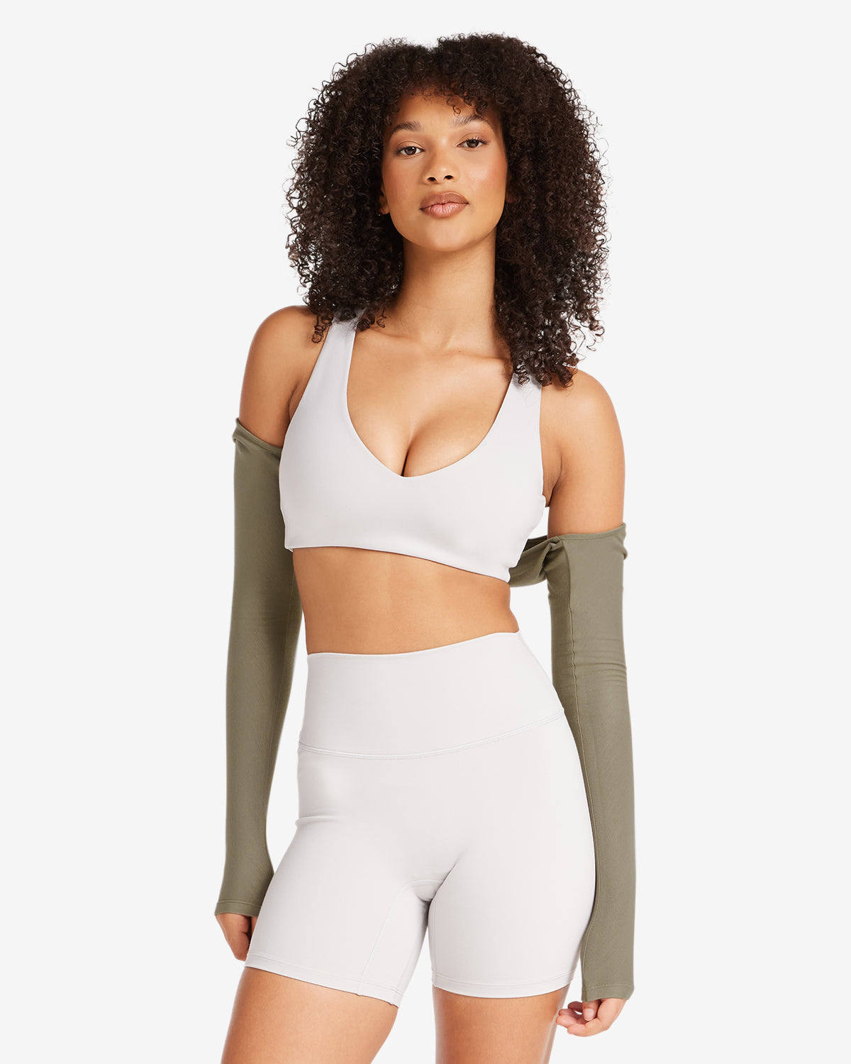 Capped Bolero | Vintage Khaki