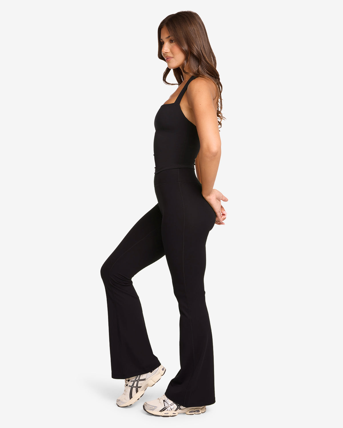 Form Invisible Scrunch Flare Leggings | Black