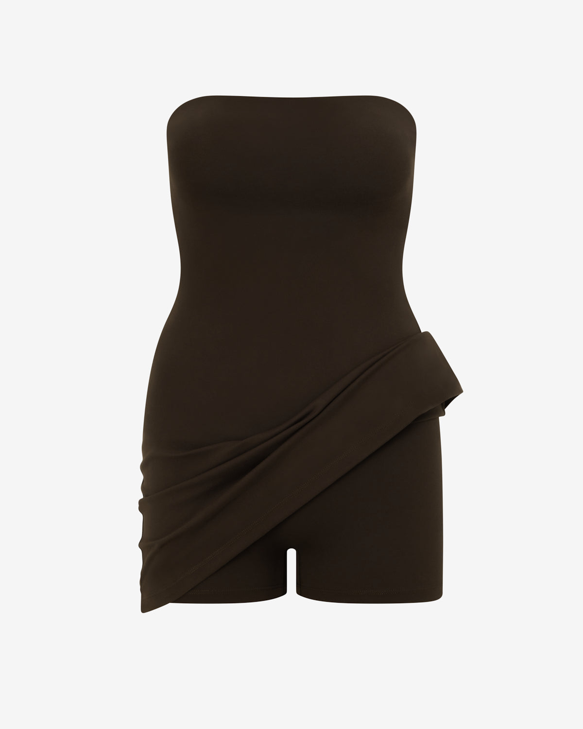 Form Strapless Mini Dress | Dark Chocolate
