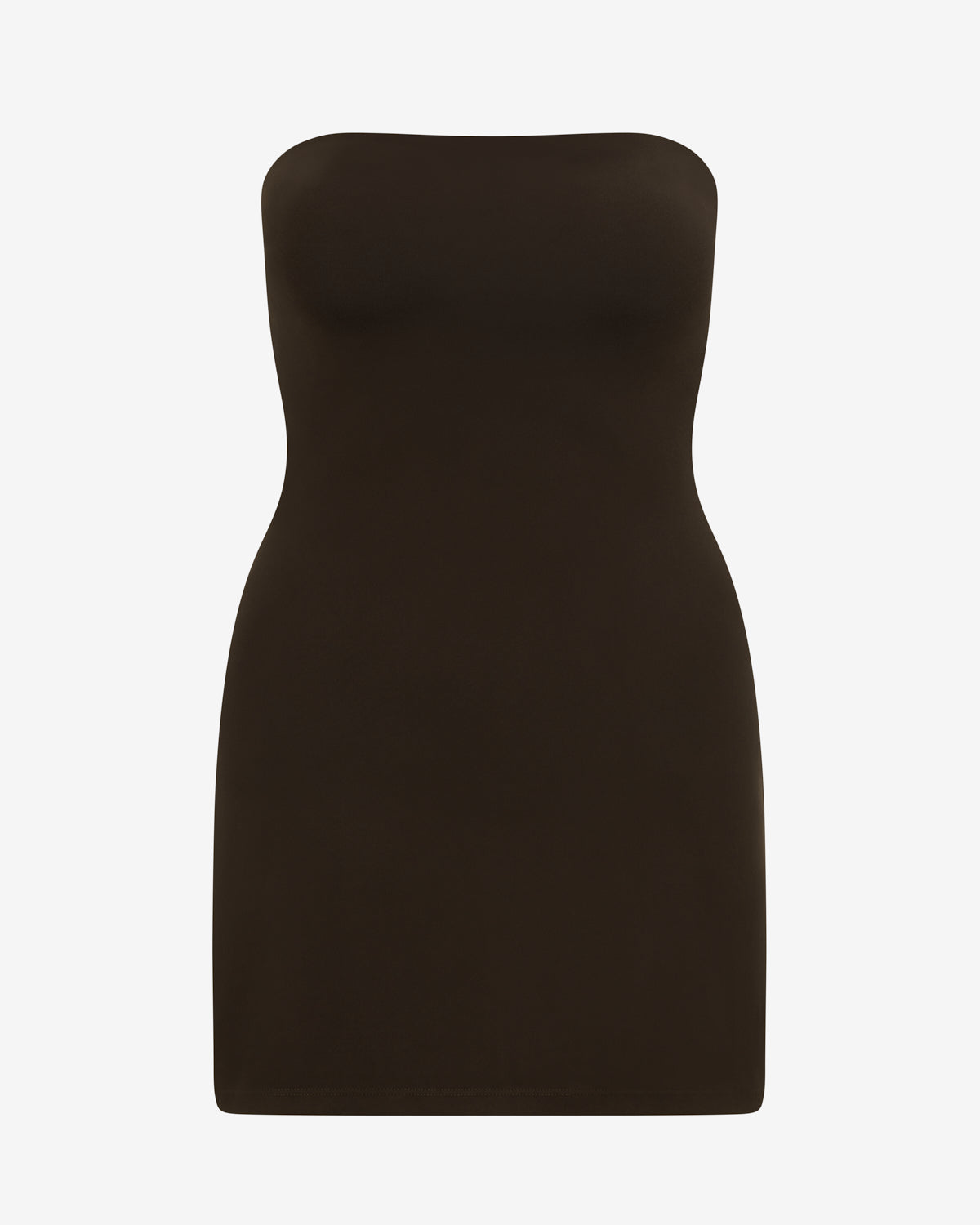 Form Strapless Mini Dress | Dark Chocolate