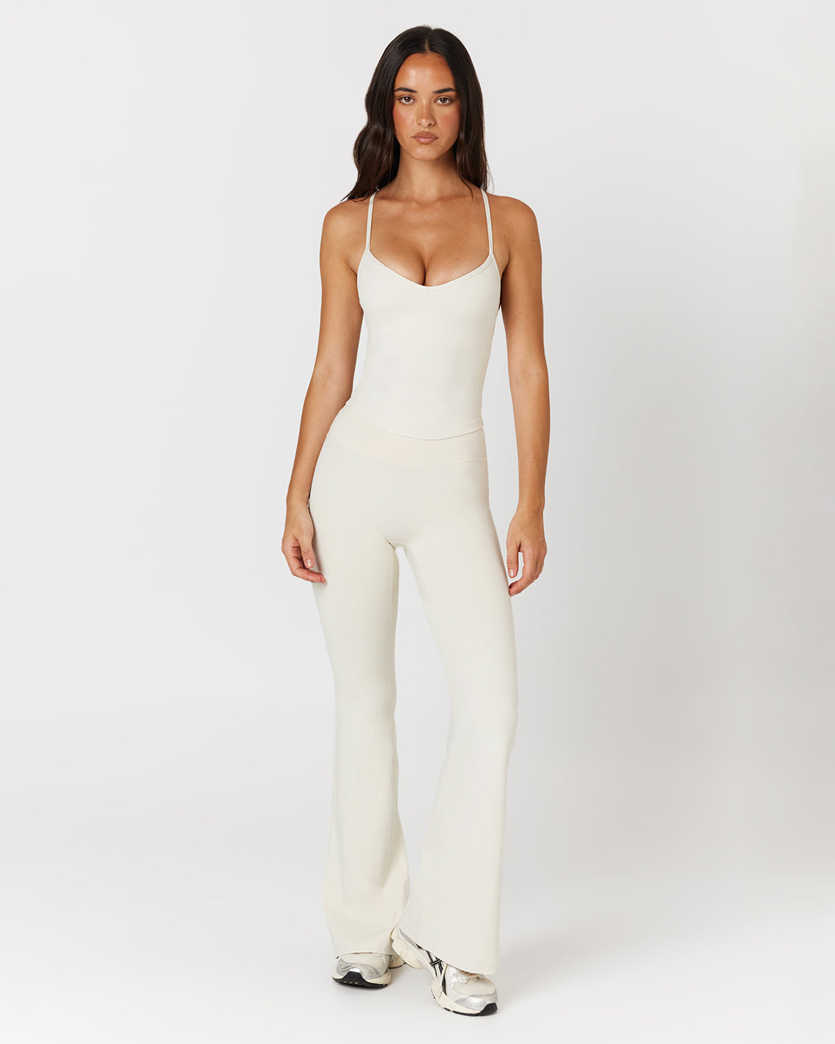 Form Invisible Scrunch Flare Leggings | Vanilla