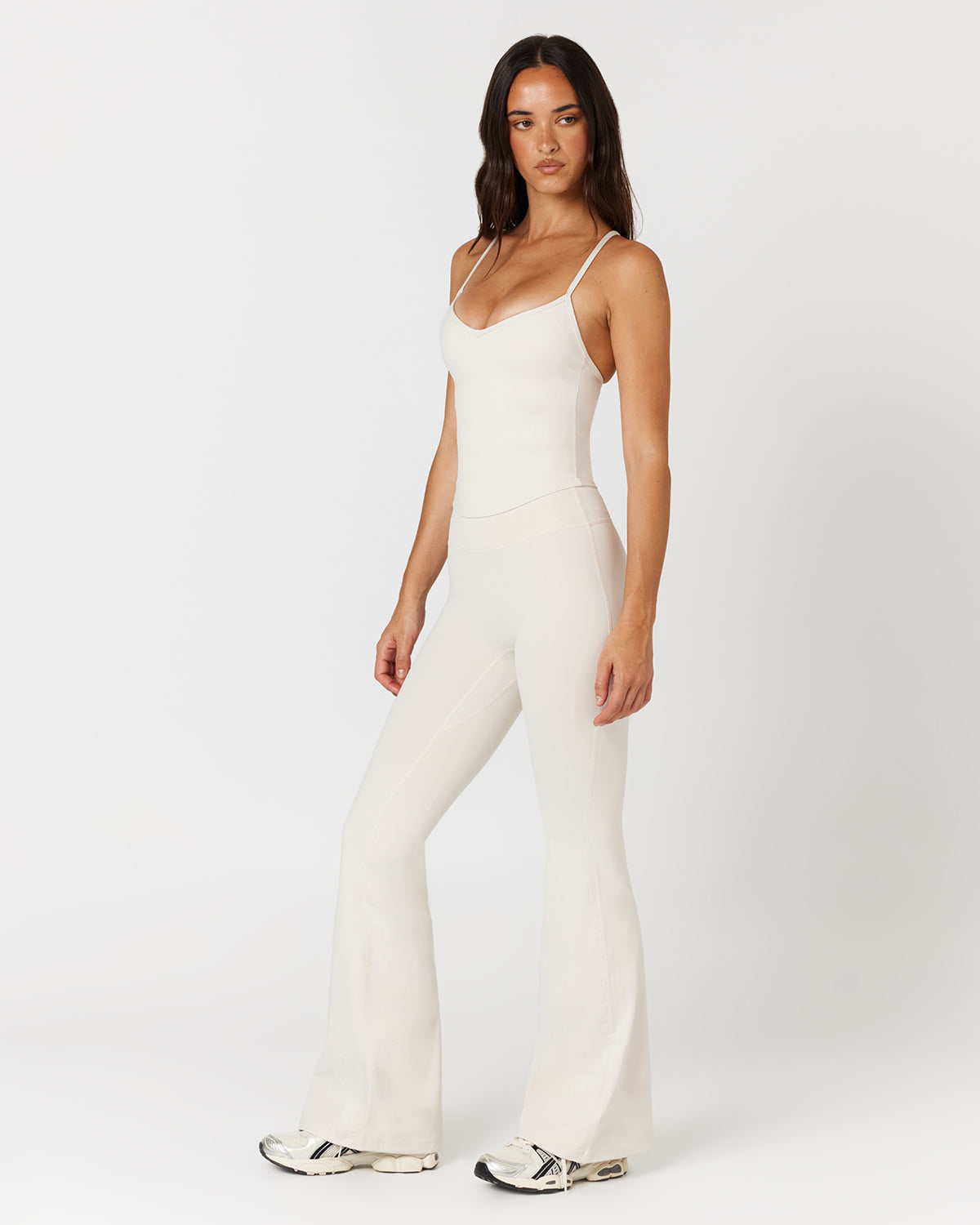 Form Invisible Scrunch Flare Leggings | Vanilla