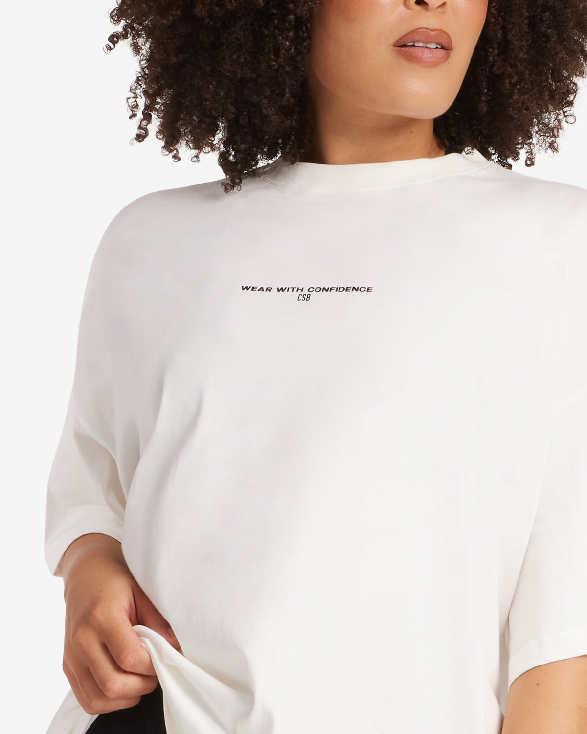 CSB Confidence Tee | White
