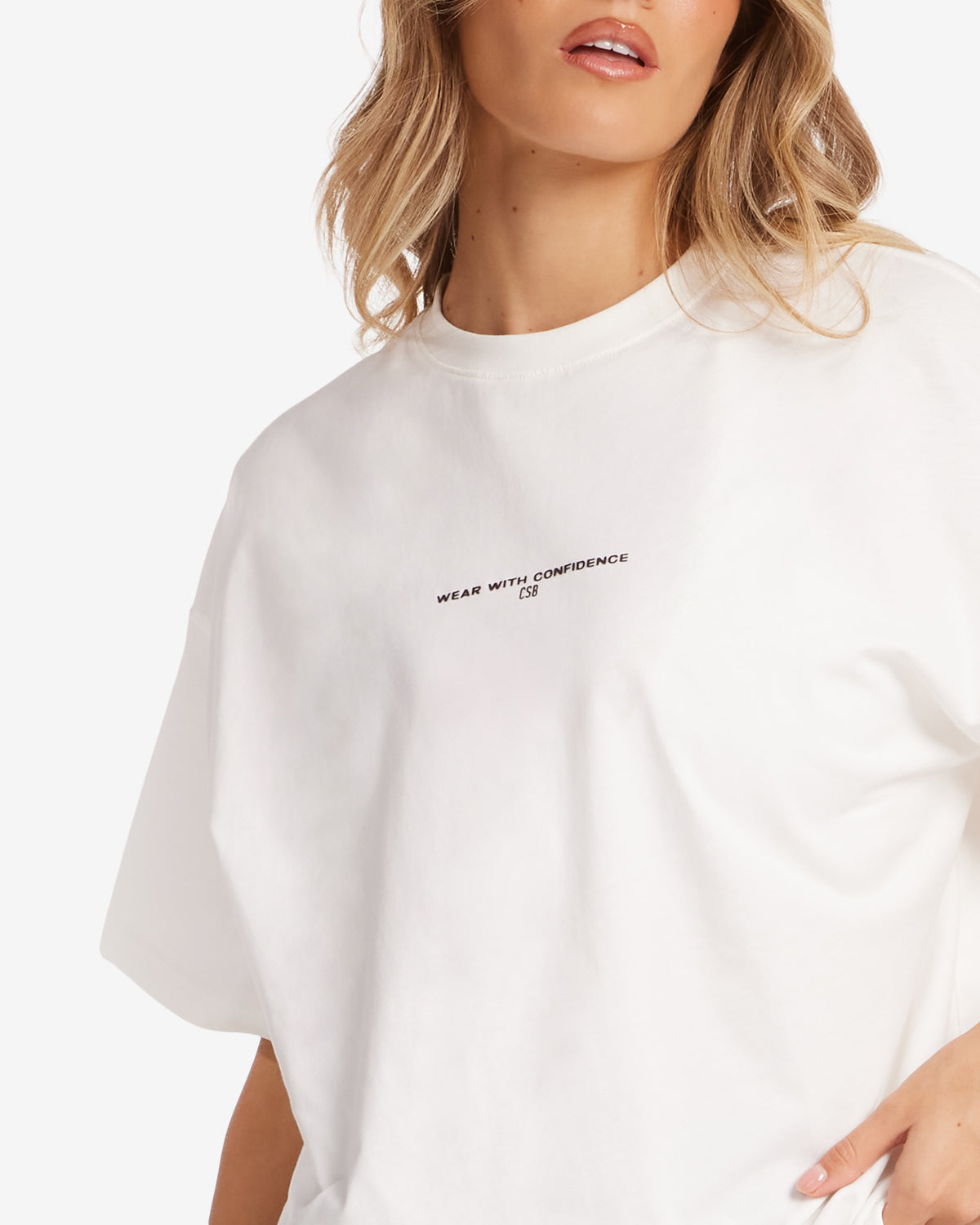CSB Confidence Tee | White
