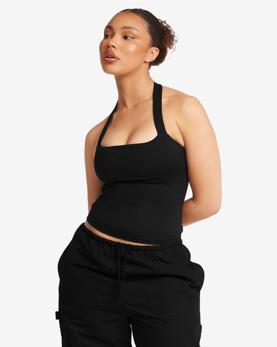 SUNDAY HALTER TANK - BLUE main image 1