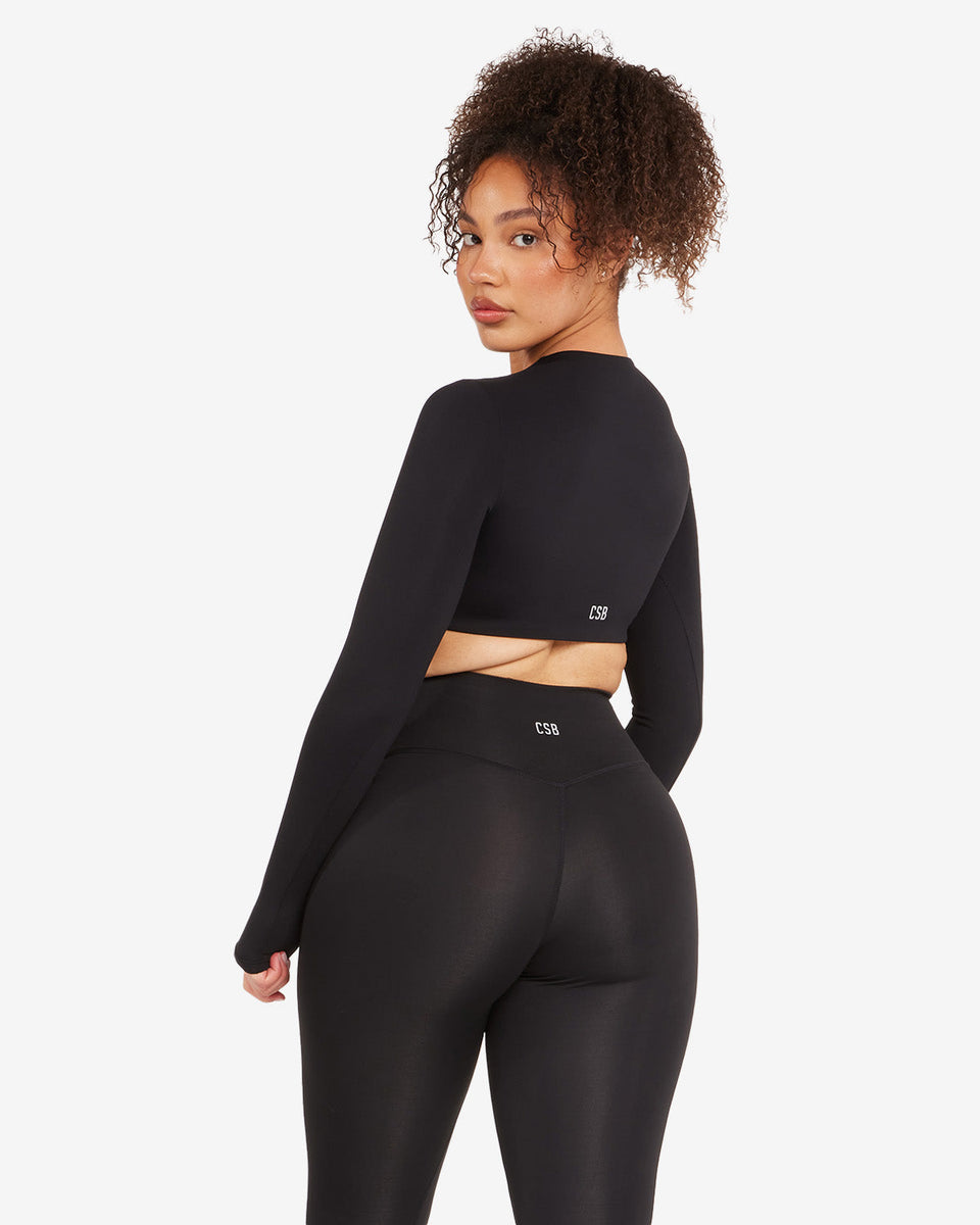 Freedom Luna Power Long Sleeve Crop | Black – CSB