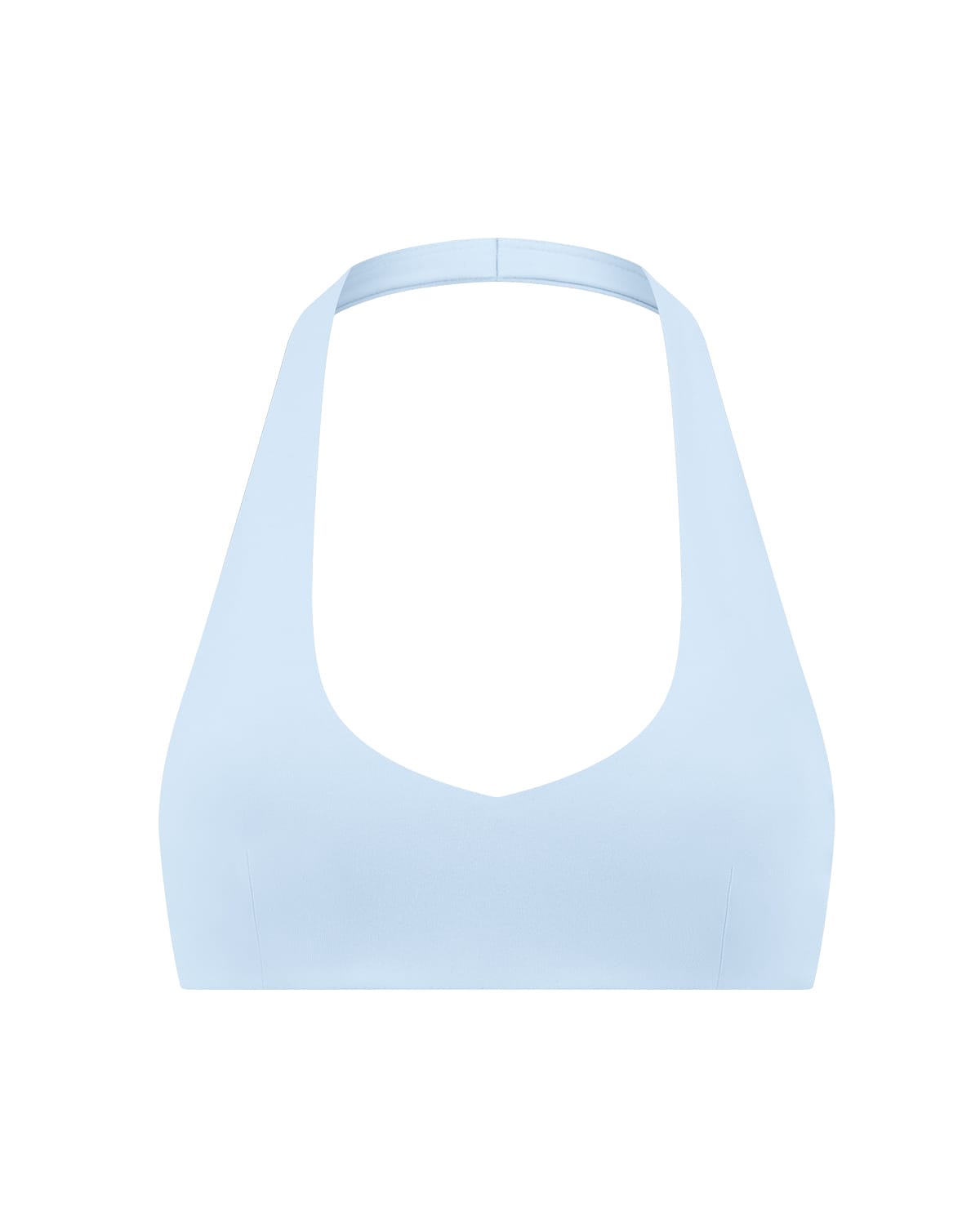 Form Halter Crop | Baby Blue