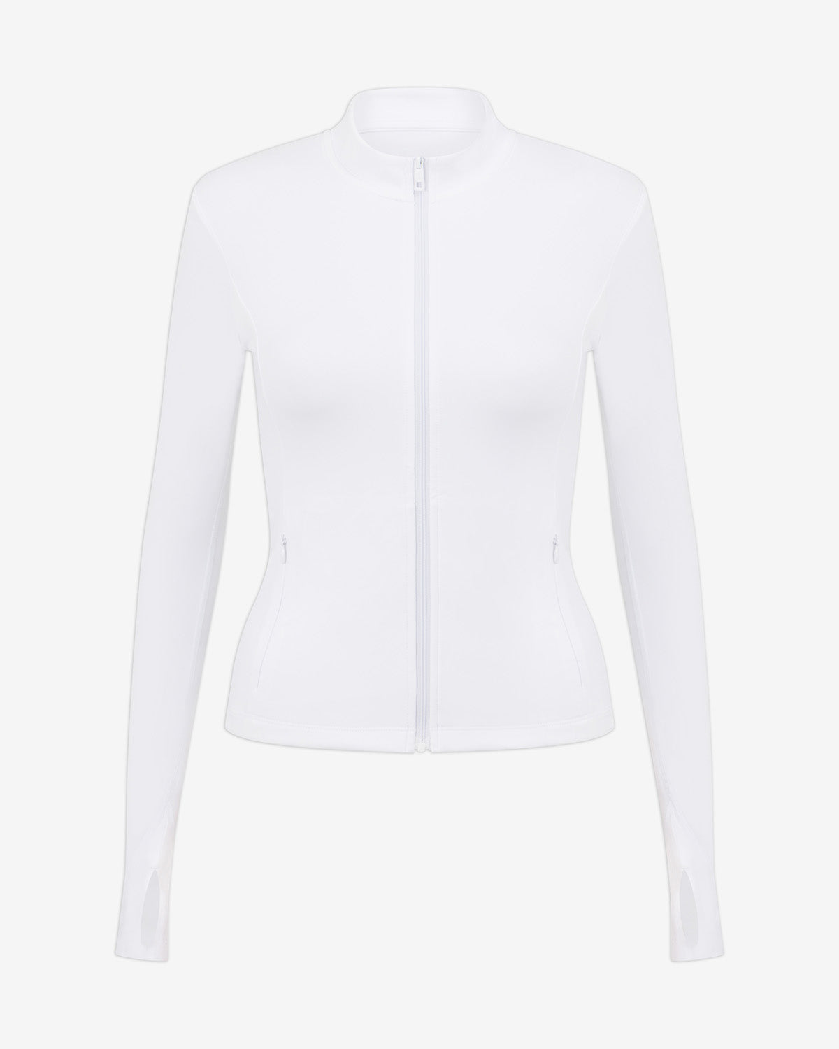 Freedom Pocket Zip Up Jacket | White
