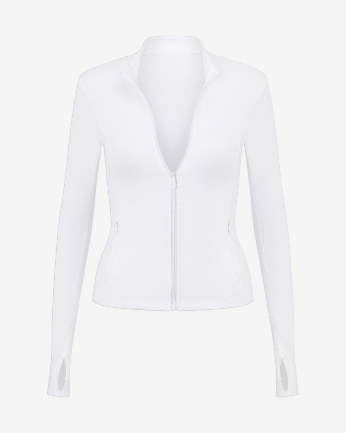 Freedom Pocket Zip Up Jacket | White