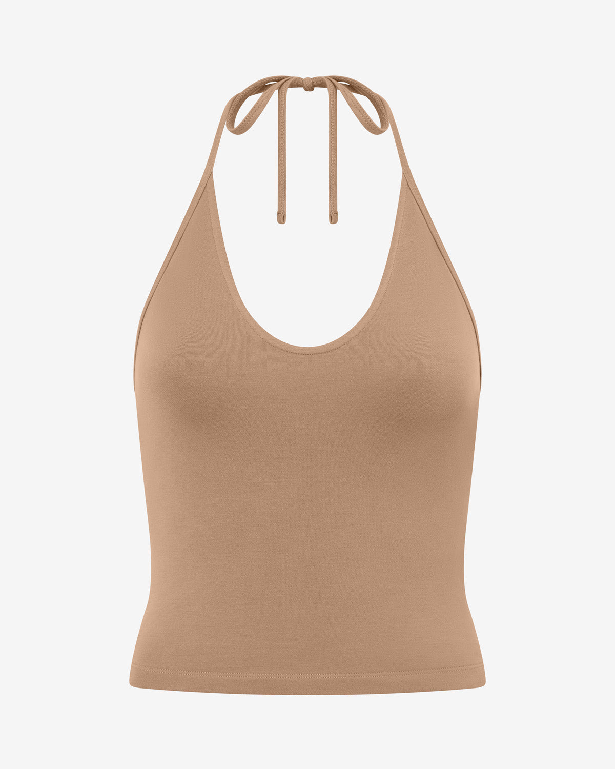 Halter Tie Tank | Toffee