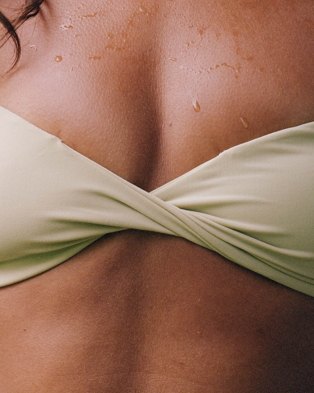 Swim Twist Bandeau | Palm