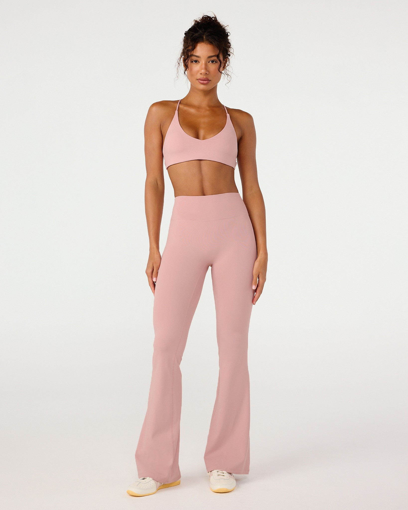 Form Invisible Scrunch Flare Leggings | Dusty Pink