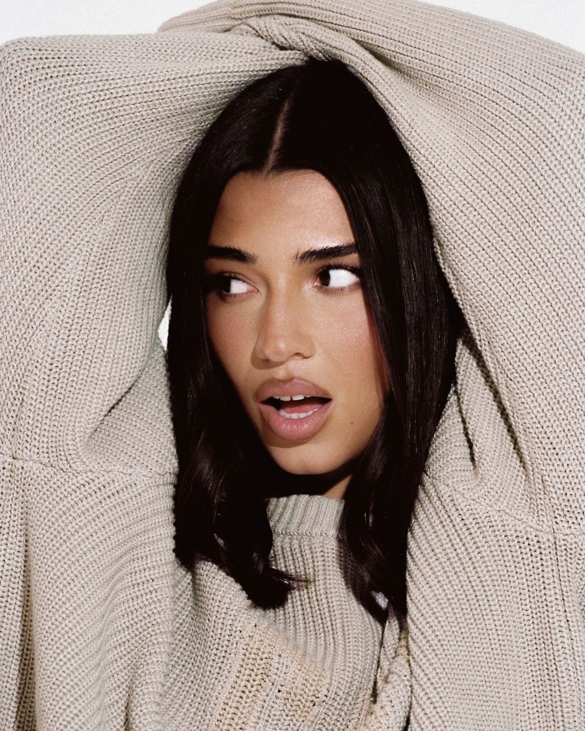 Off Shoulder Knit Sweater | Oak