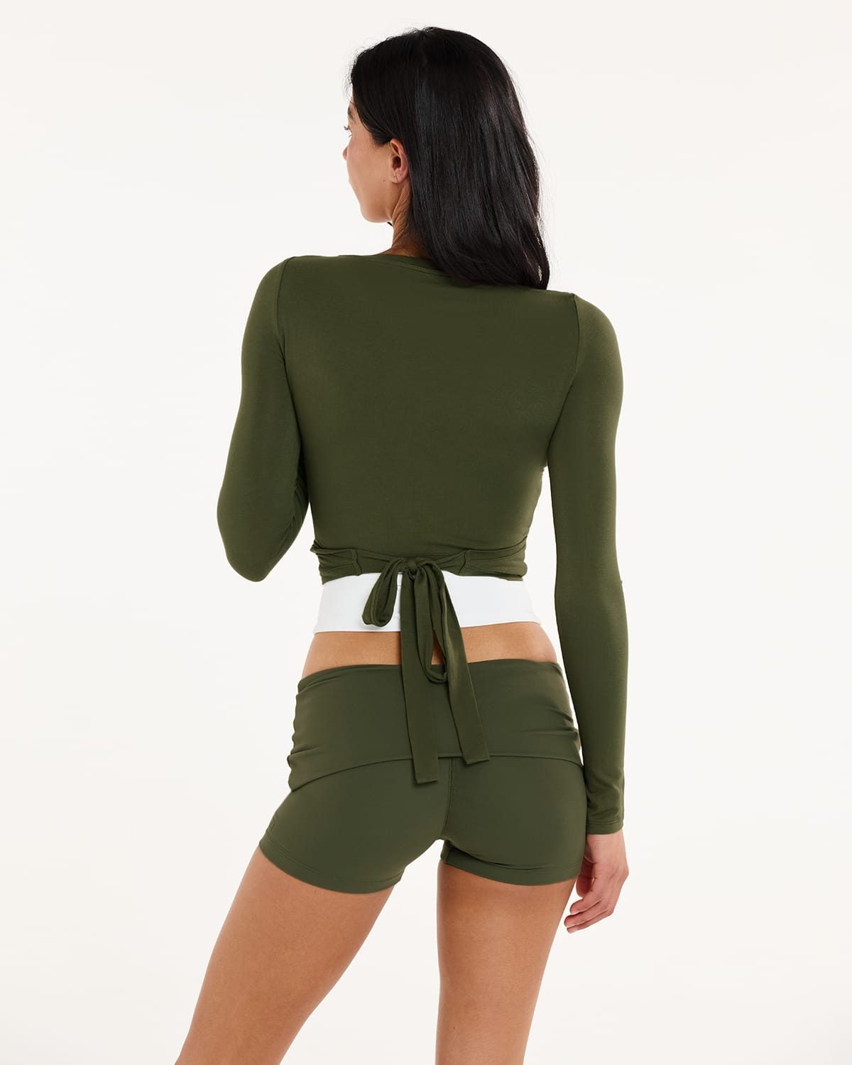 Ballet Wrap Top | Deep Green