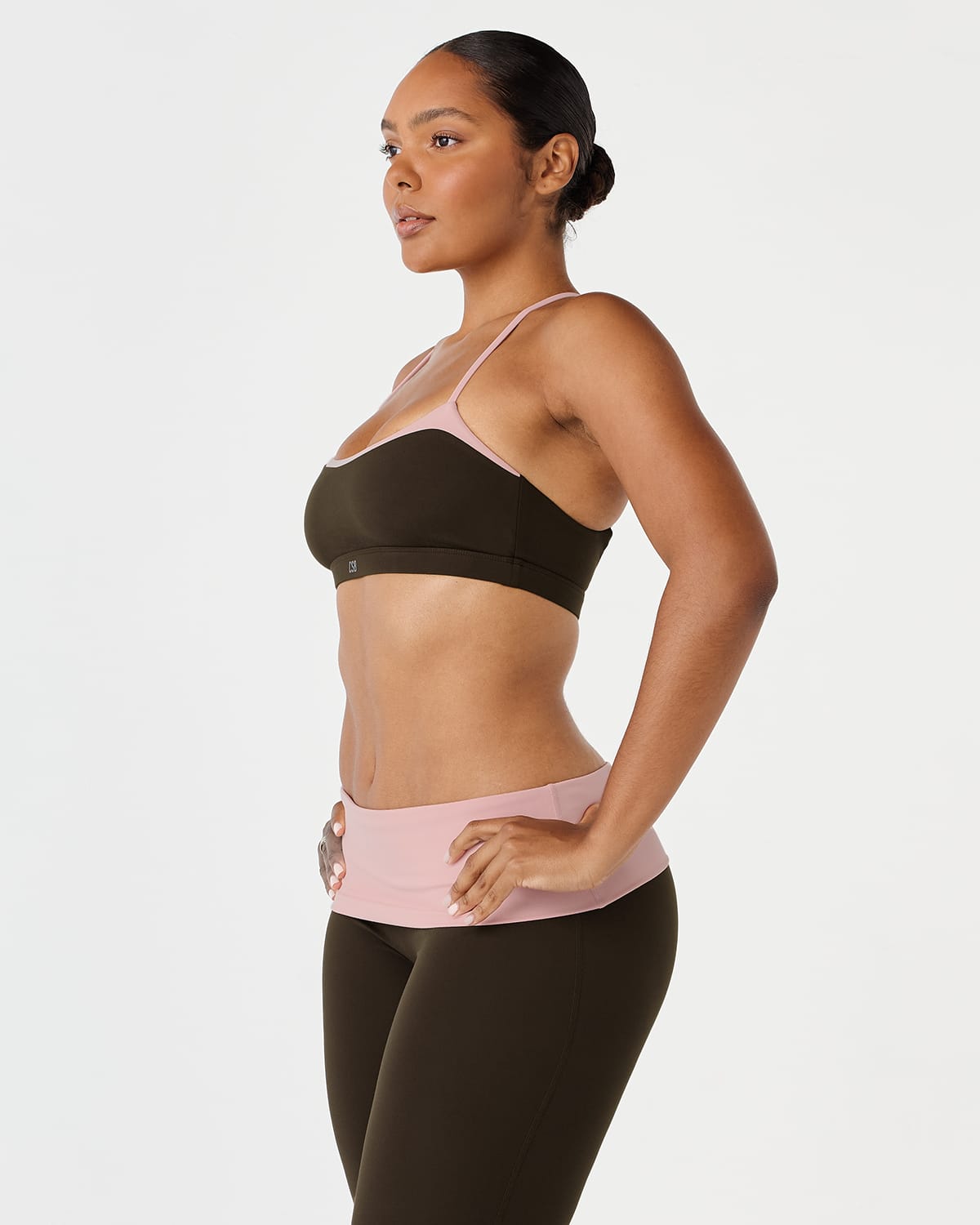 Form Gia Crop | Dark Chocolate Two Tone