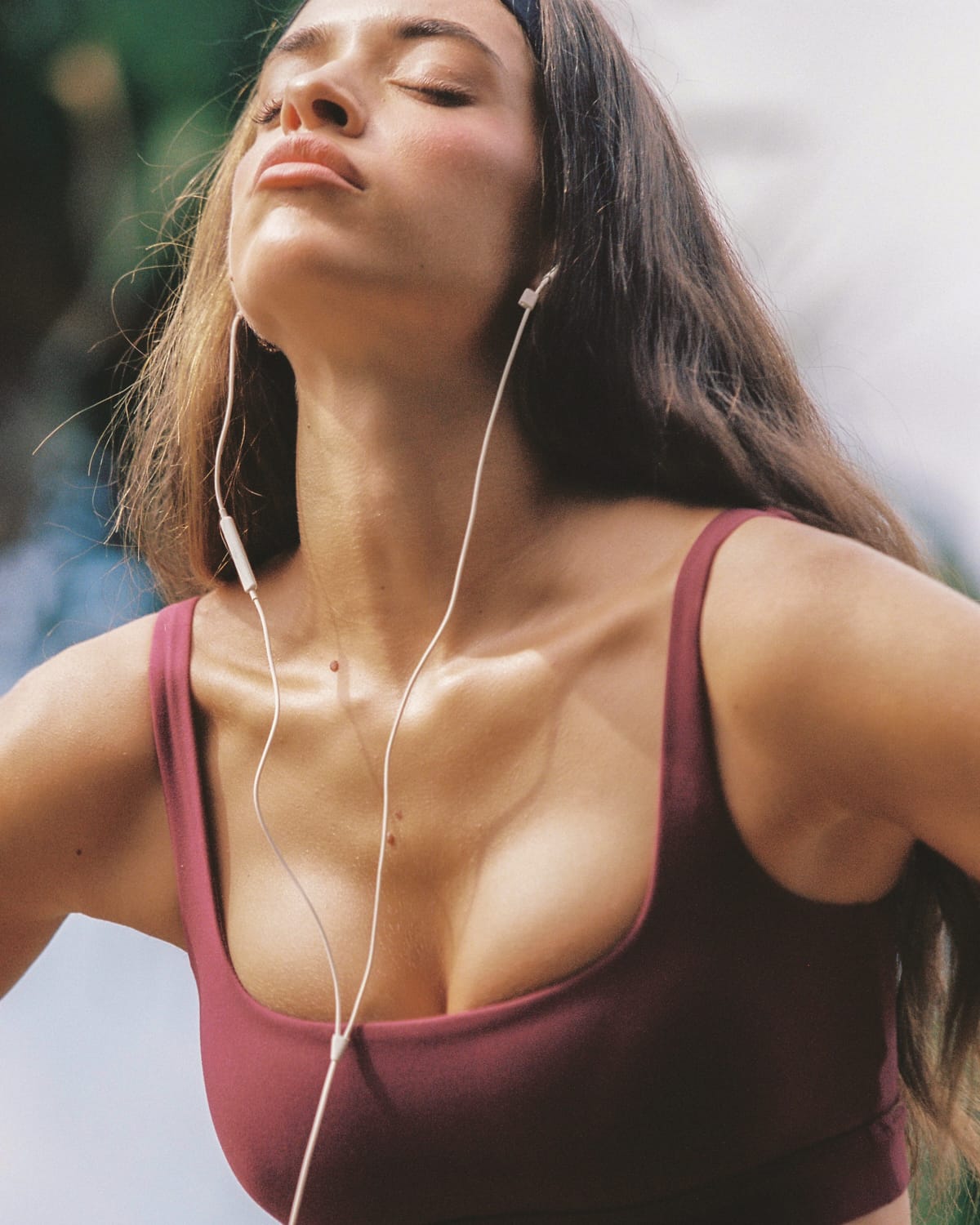 Serenity Soft Hana Crop | Wine