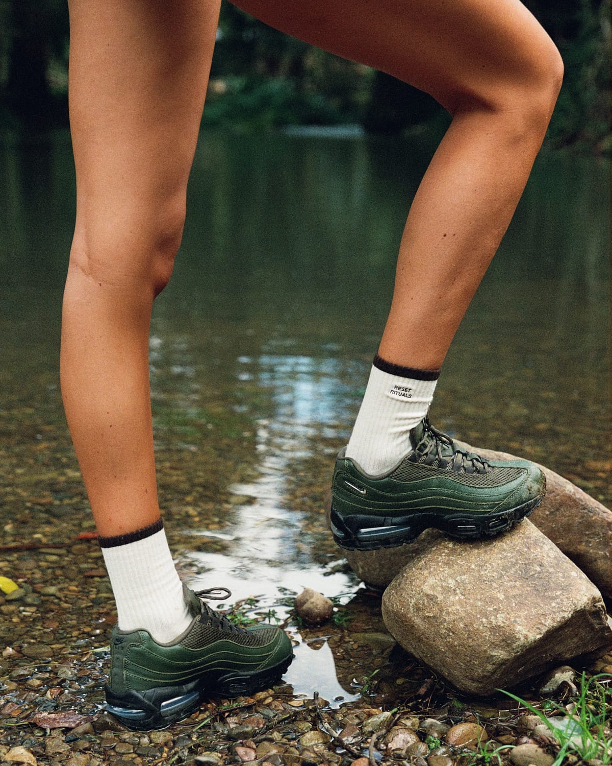 TVXCSB Reset Rituals Crew Socks 2PK | Cream