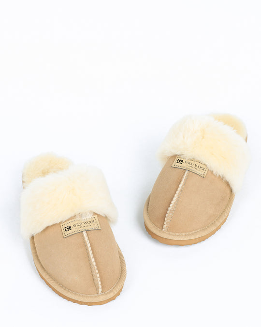 CSB x Wild Wool Slipper | Sand