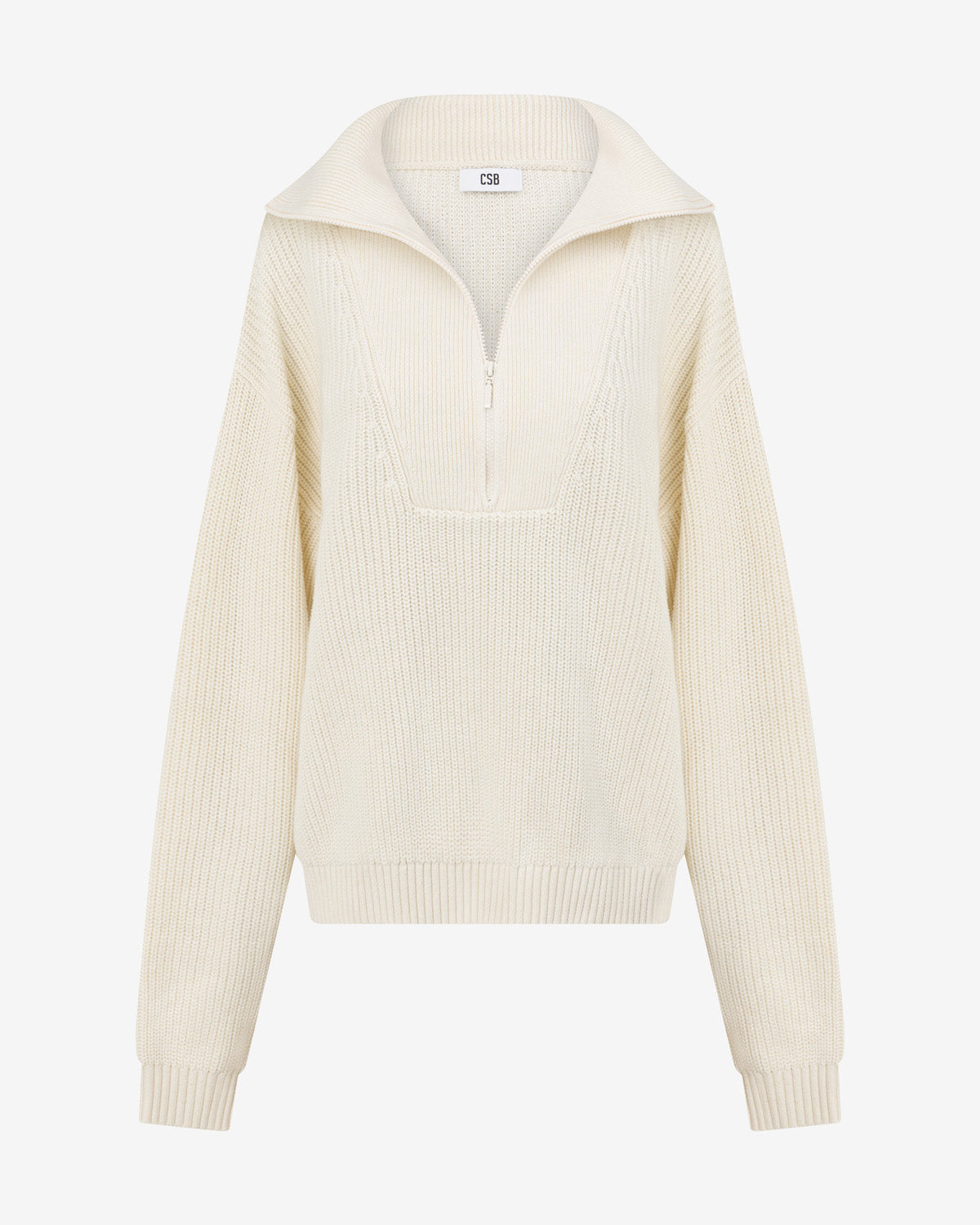 Oversized Knit Sweater | Milk