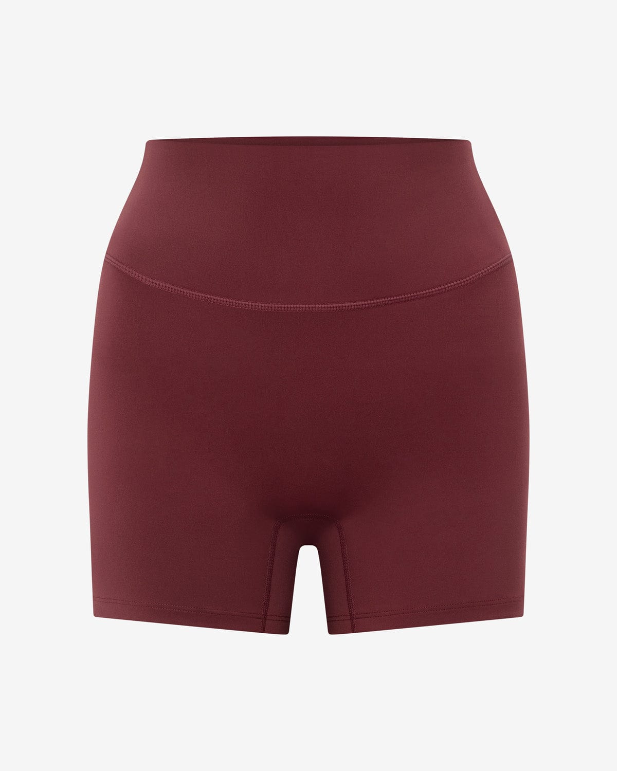 Serenity Invisible Scrunch Shorts 4" | Burgundy