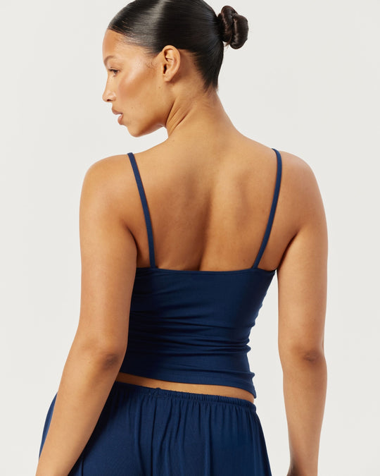 Sleep Cami Tank | Navy
