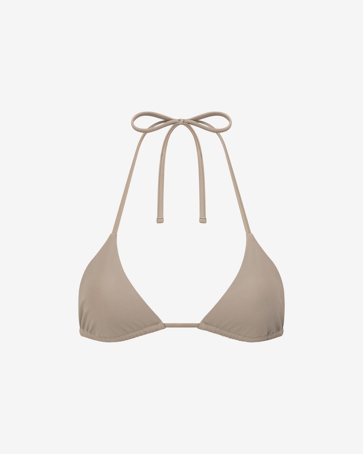 Swim Triangle Bikini Top | Almond