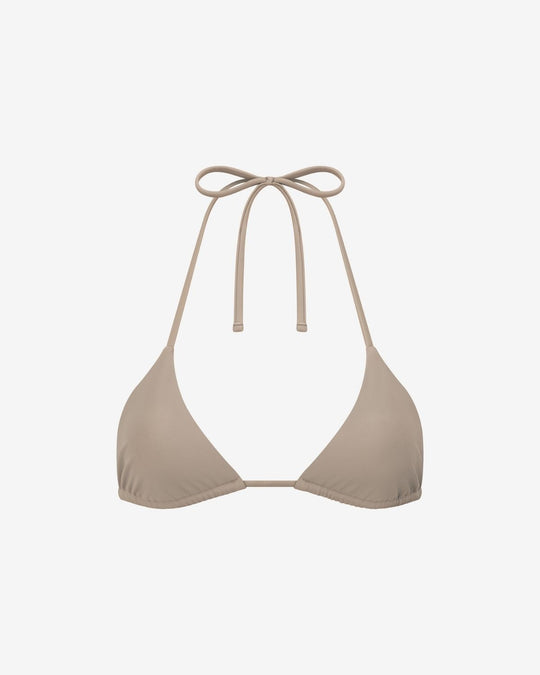 Swim Triangle Bikini Top | Almond