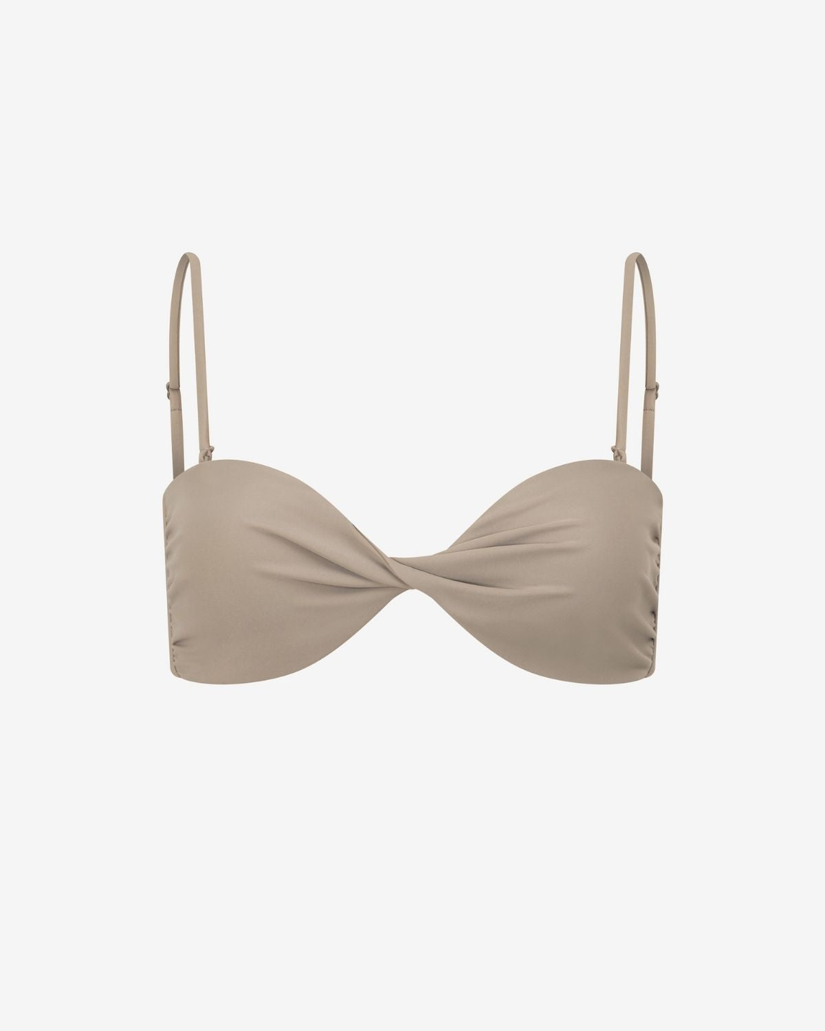 Swim Twist Bandeau | Almond