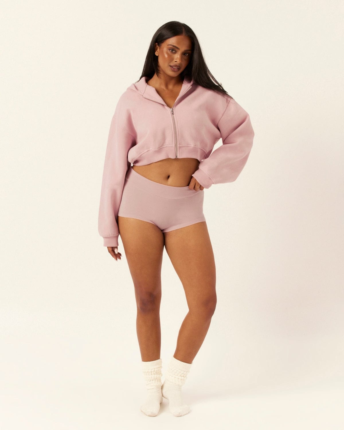 Boy Leg Shorts | Dusty Pink