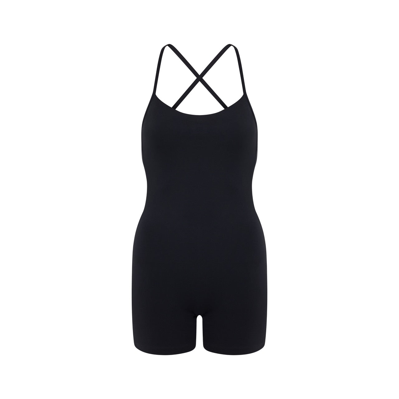 Fade Open Back Playsuit | Black