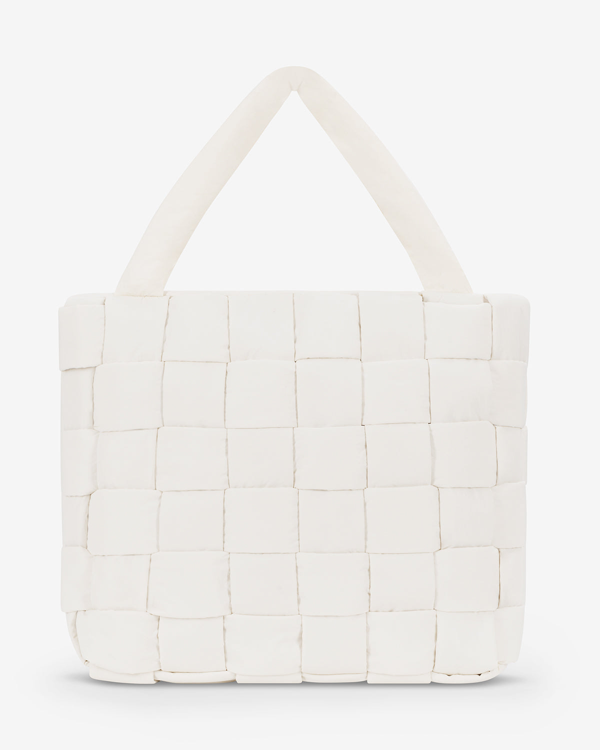 Puffer Tote Bag | Vanilla