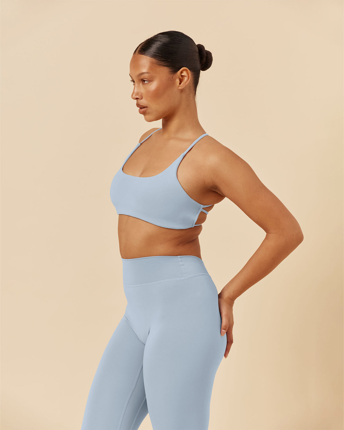 Form Lexi Support Crop | Dusty Blue