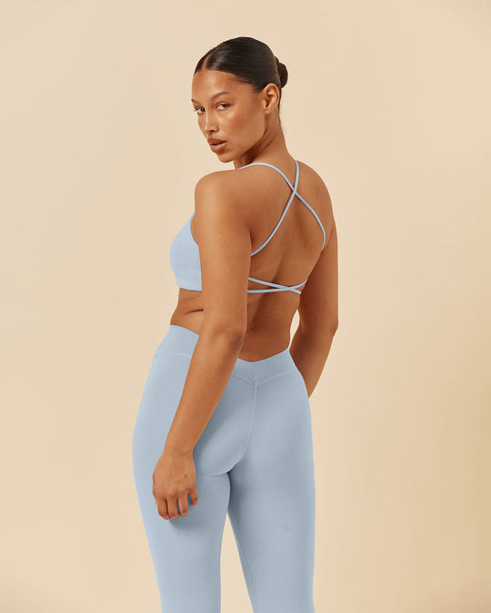 Form V Waist Leggings | Dusty Blue