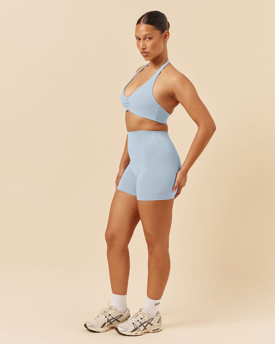 Form Clara Crop | Dusty Blue