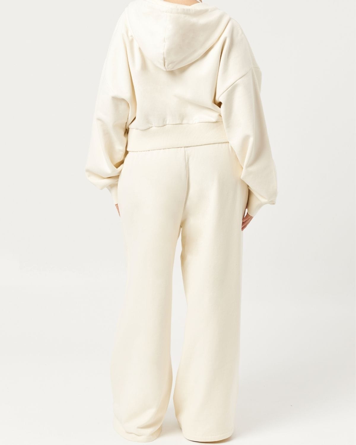 Wide Leg Sweatpants | Milk