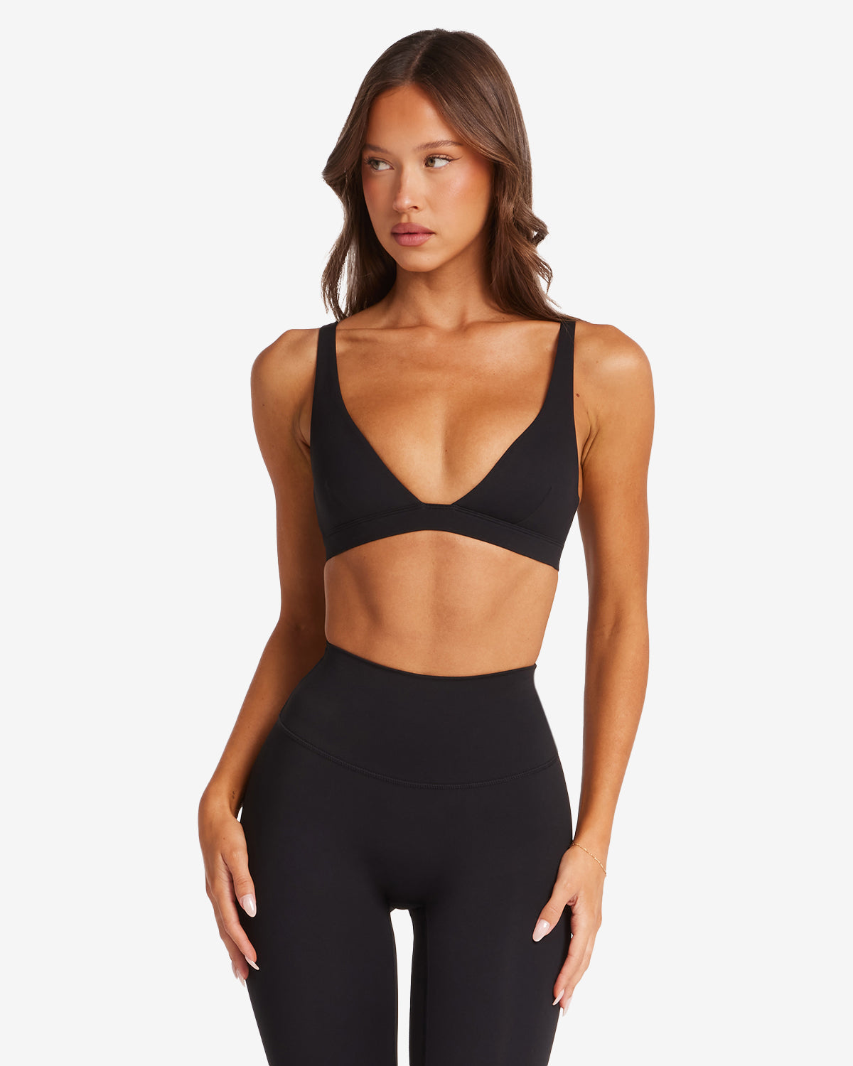 Scoop Neck Bralette | White – CSB