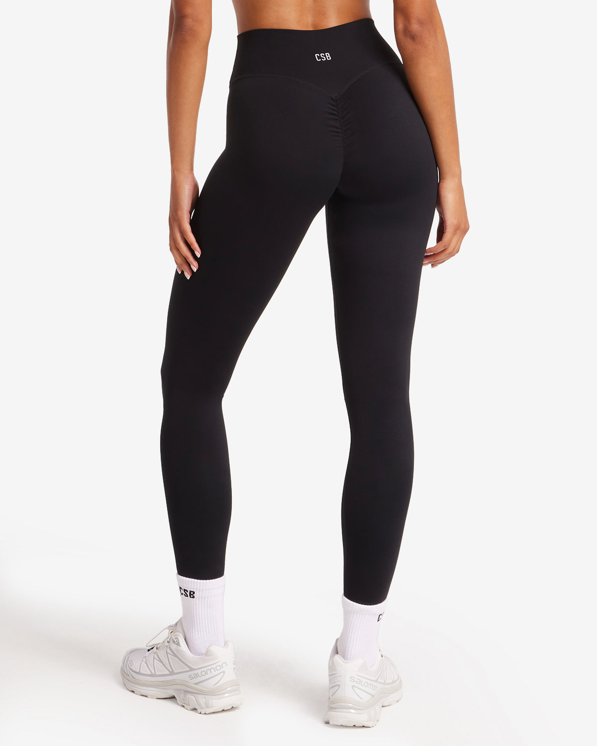 Fade Scrunch Leggings | Black