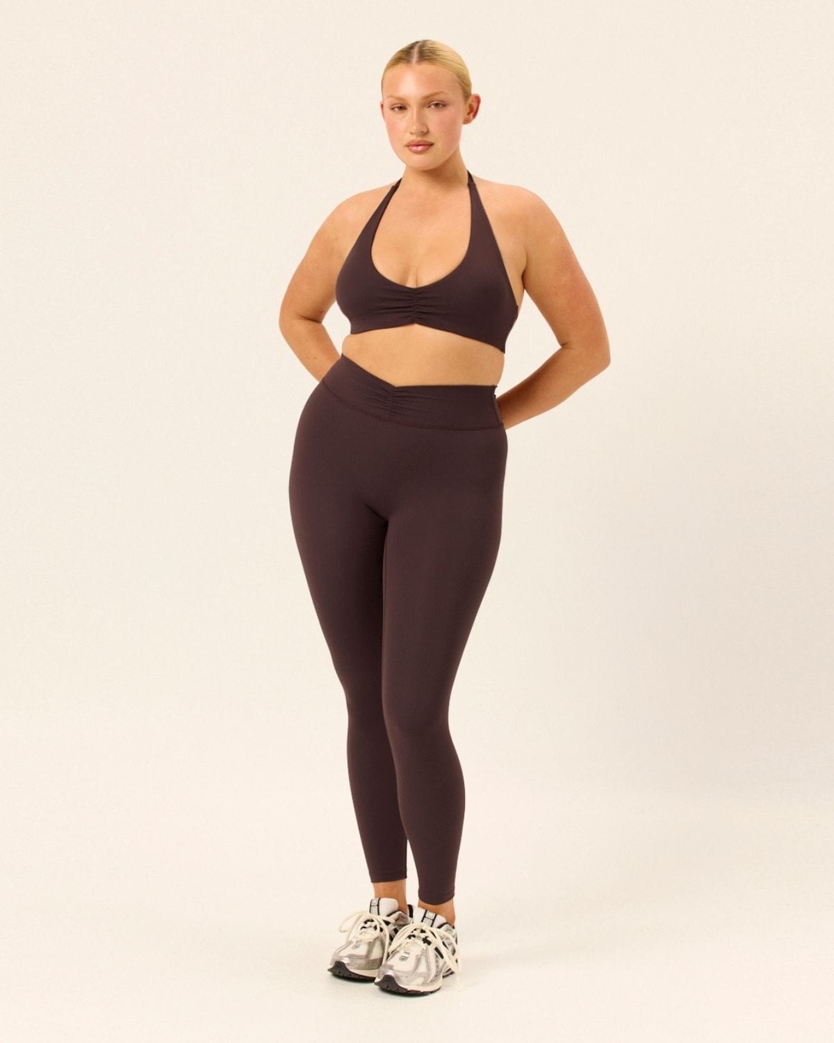 Form Gather Waist Leggings | Espresso