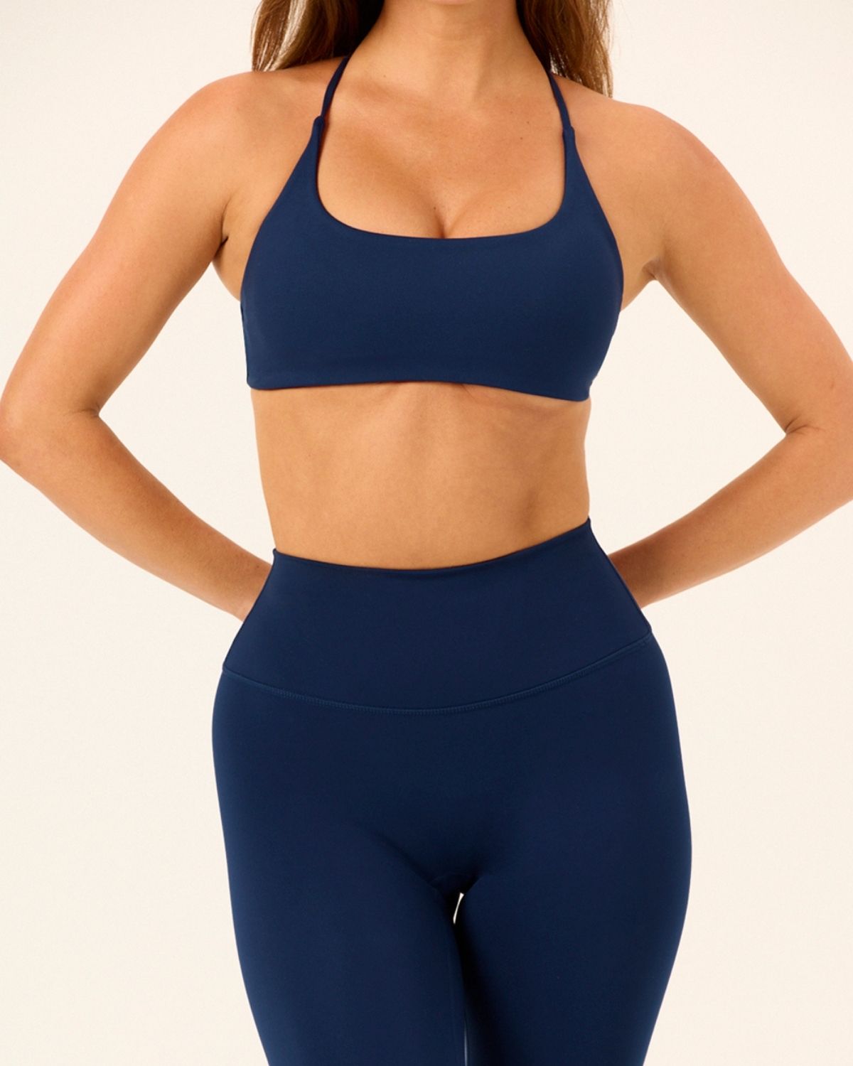 Serenity Lexi Support Crop | Navy