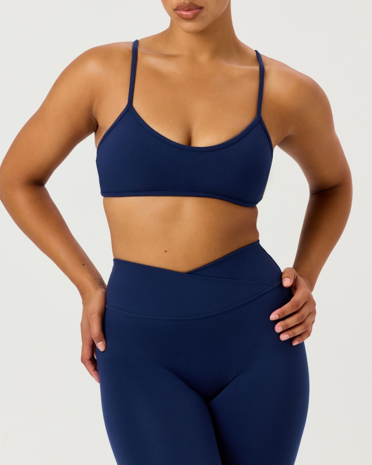 Serenity Crossover Leggings | Navy