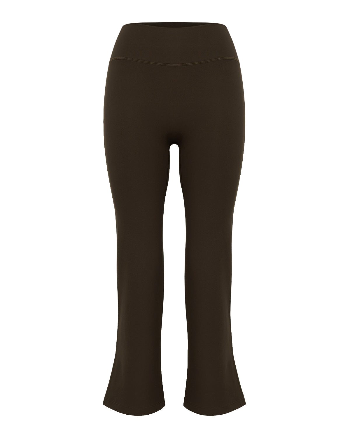 Form Mid Rise Invisible Scrunch Flare Capri Leggings 25" | Dark Chocolate