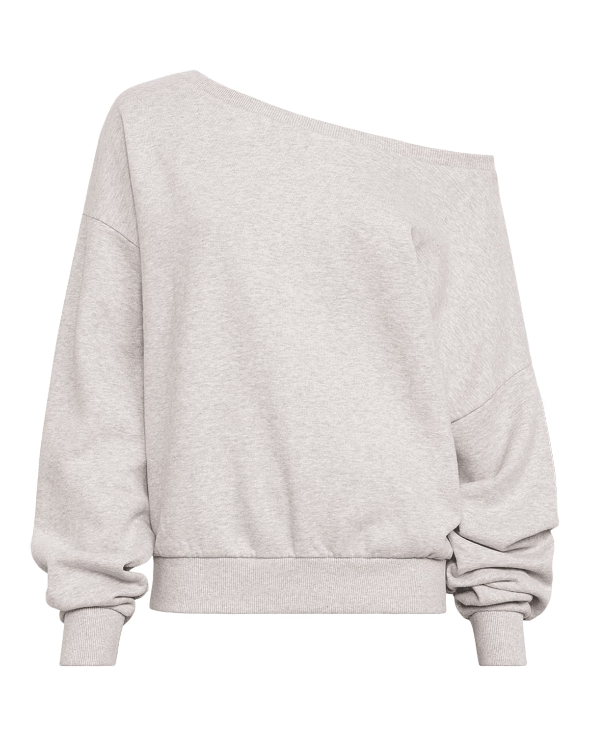 トップス Dlys Off shoulder sweat shirts gray Off Shoulder Sweatshirt | Grey Marle