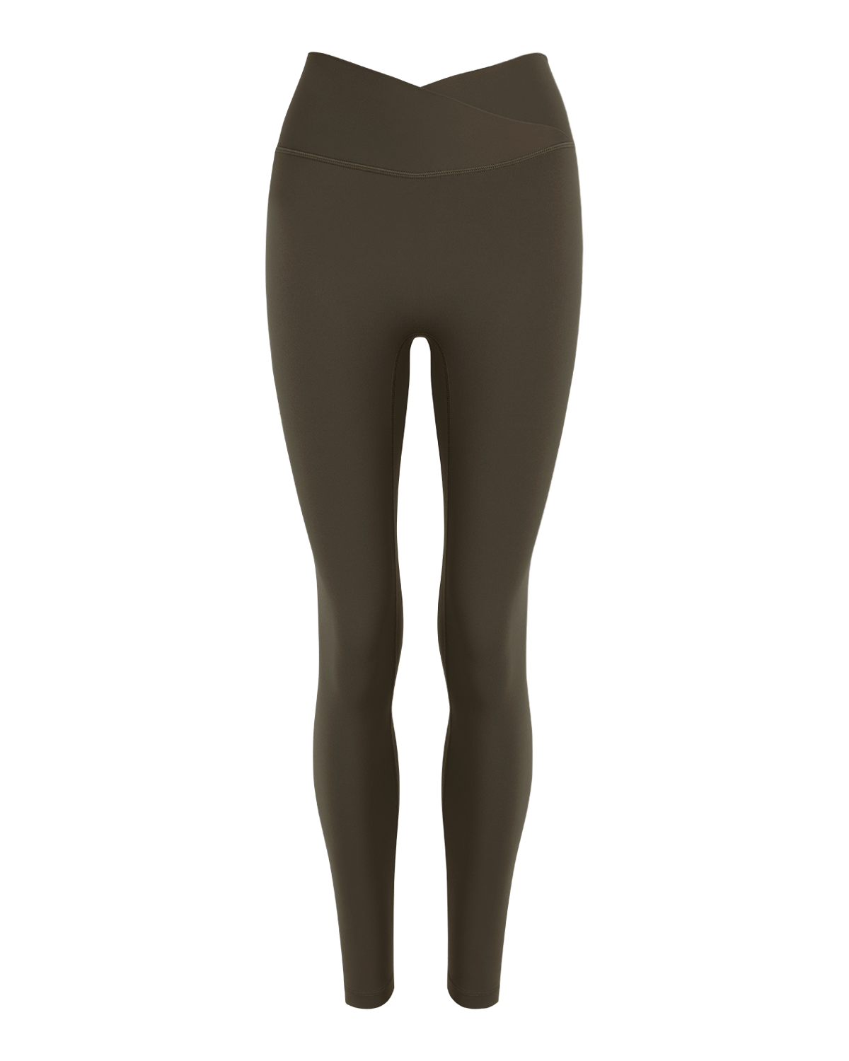 Fade Crossover Leggings | Deep Olive