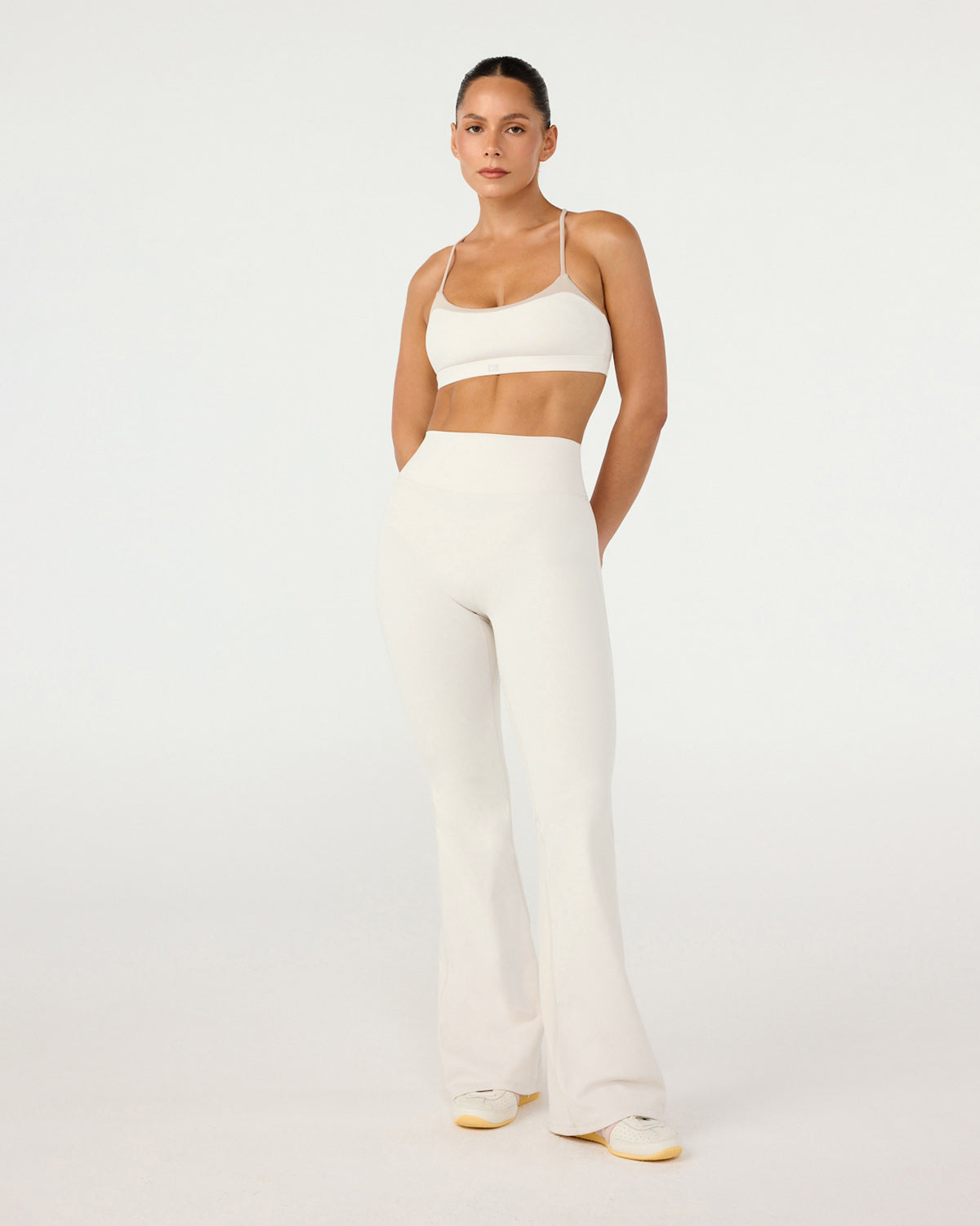 Form Invisible Scrunch Flare Leggings Tall | Vanilla