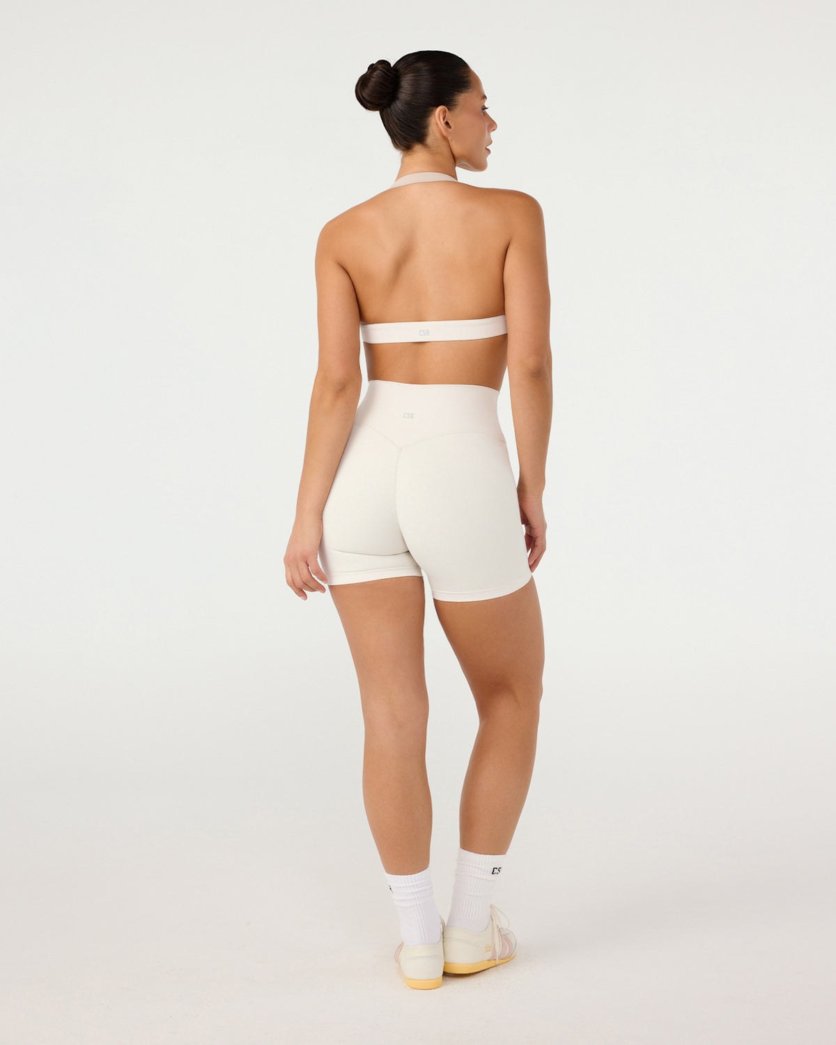Form Invisible Scrunch High Waist Shorts 5" | Vanilla