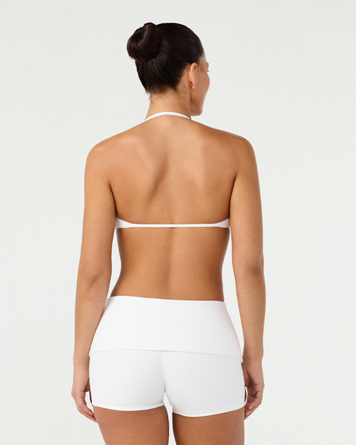 Form Micro Crop | White