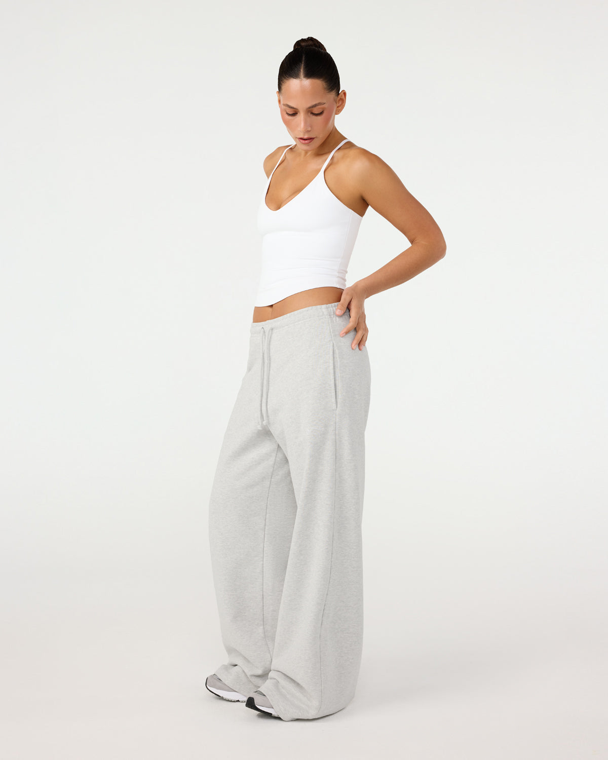 Wide Leg Sweatpants | Snow Marle